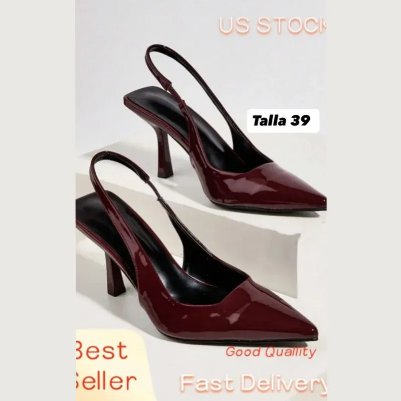 Zapatos de tacón puntifinos 