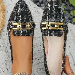 Zapatos planos de mujer de vestir con puntera puntiaguda