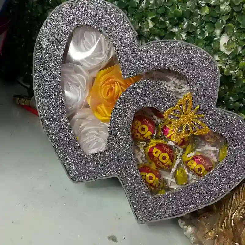 Caja corazon 14 febrero