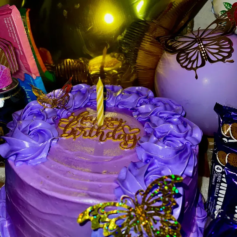 Caja regalo con flores 