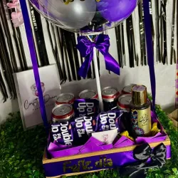 Caja regalo globo bulbuja