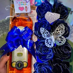 Caja rehalo flores etrerna 