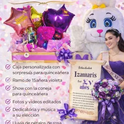 Combo quinceañera con la coneja ely