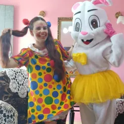 Conejita ely y payasita lili 
