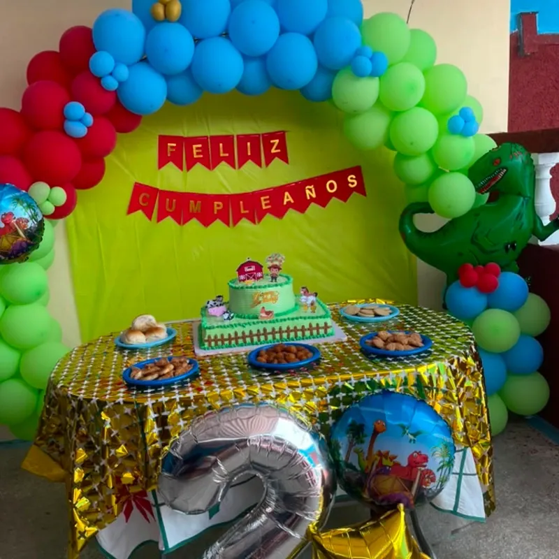 Decoracion de 200 globo