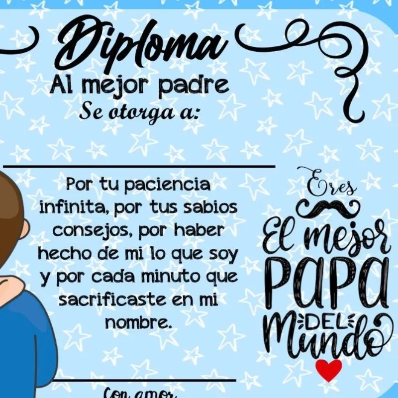 Diploma día del padre
