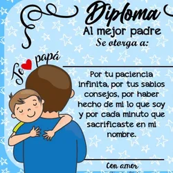 Diploma día del padre