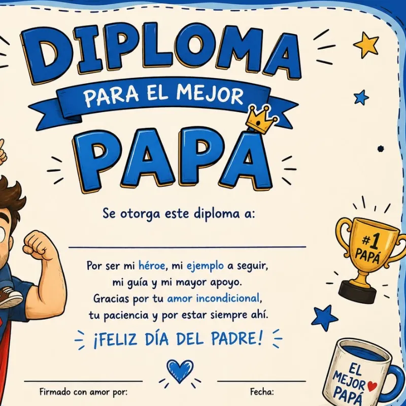 Diploma día del padre
