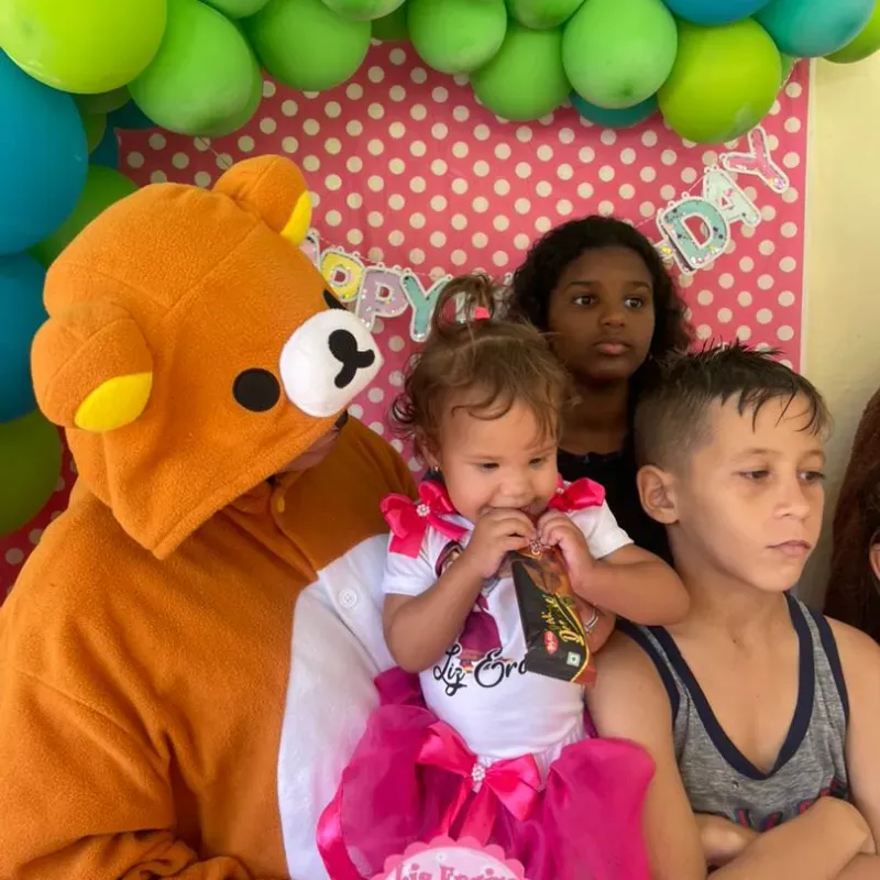 Entrega con el osita tita