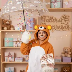 Entrega con el osita tita