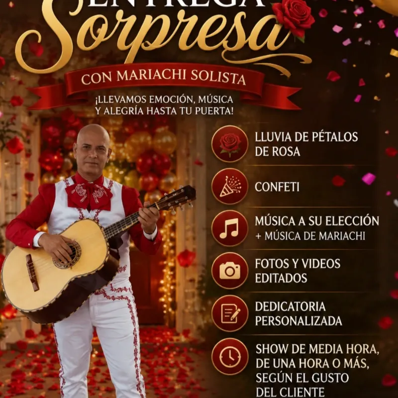 Entrega conejita y mariachi
