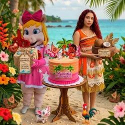 Entrega moana y cerdita