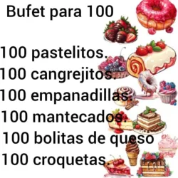Bufet 100 personas