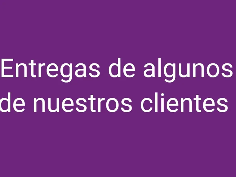 Entregas 