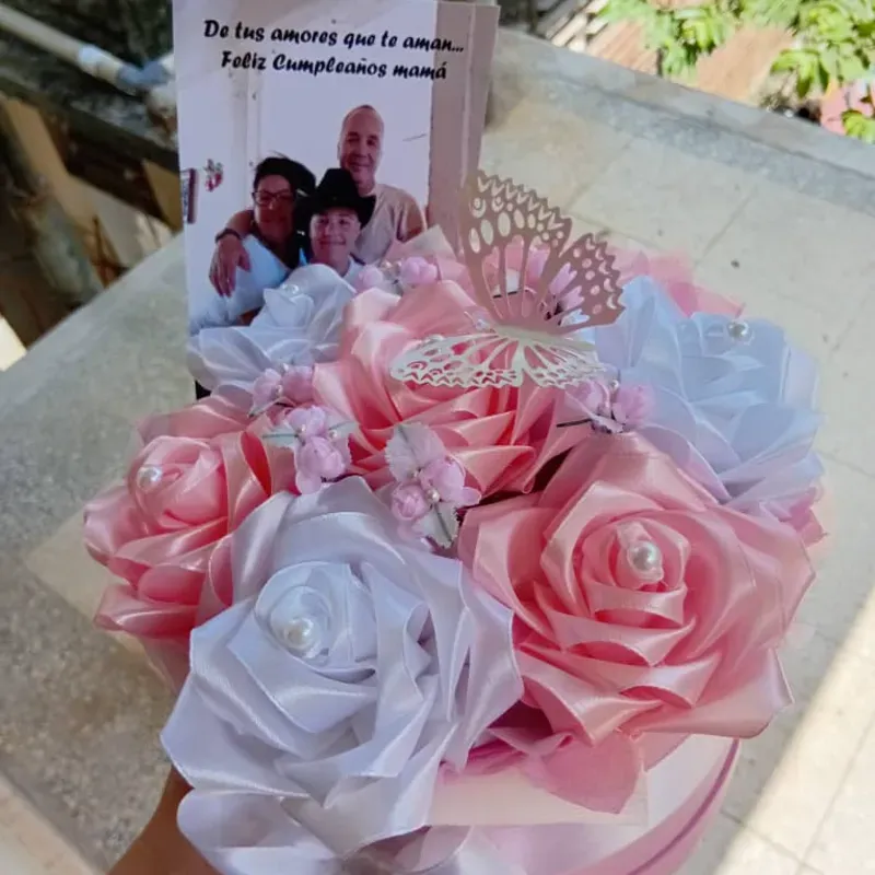 Cesta con flores 