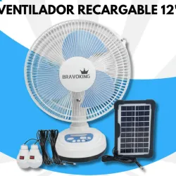 Ventilador recargable de mesa