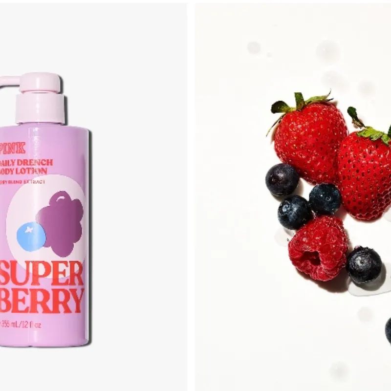 PINK DAILY DRENCH BODY LOTION SUPER BERRY