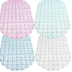 Alfombra antirresvalante para baño Disponibles:  Gris oscuro Lila