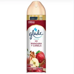 Aromatizante Glade en aerosol Manzana 🍎 y canela Formato: 275ml