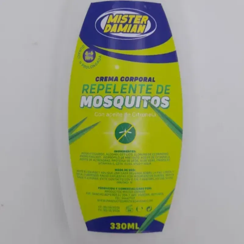 Crema Corporal Repelente de Mosquitos 330ml