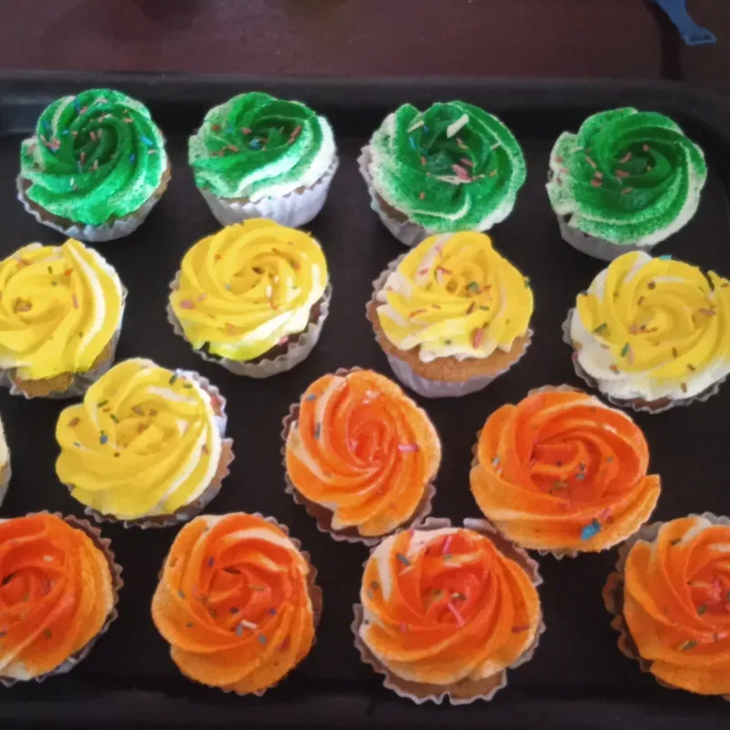 Cupcakes sencillos 