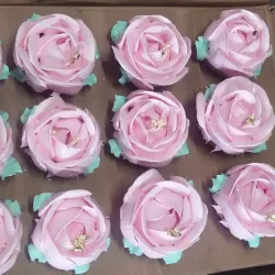 Rosas de cupcakes 
