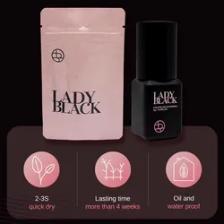 Adhesivo Lady Black