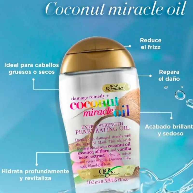 Aceite Ogx de coco