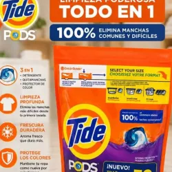 Detergente Tide 32 Cápsulas