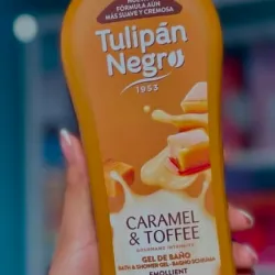 Gel de baño de caramelo