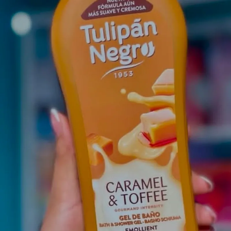 Gel de baño de caramelo
