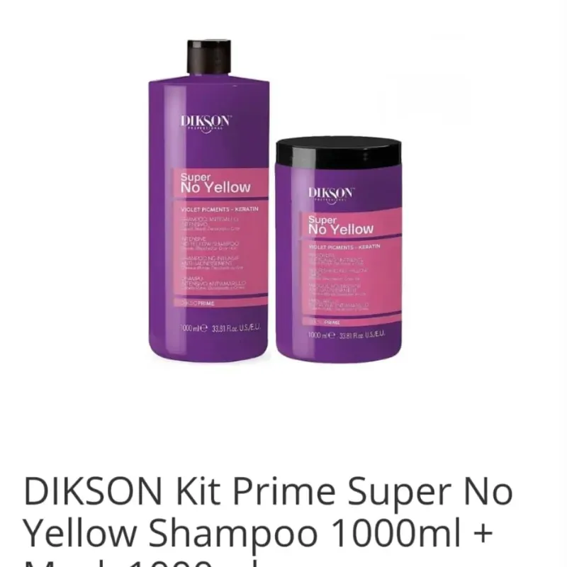 Juego de shampoo y mascarillas matizadora Dikson prime 