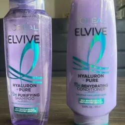 Juego Loreal de acido hialuronico para cabellos mixtos