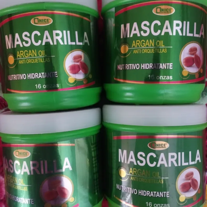 Mascarillas de argán para nutrición y hidratación del cabello 