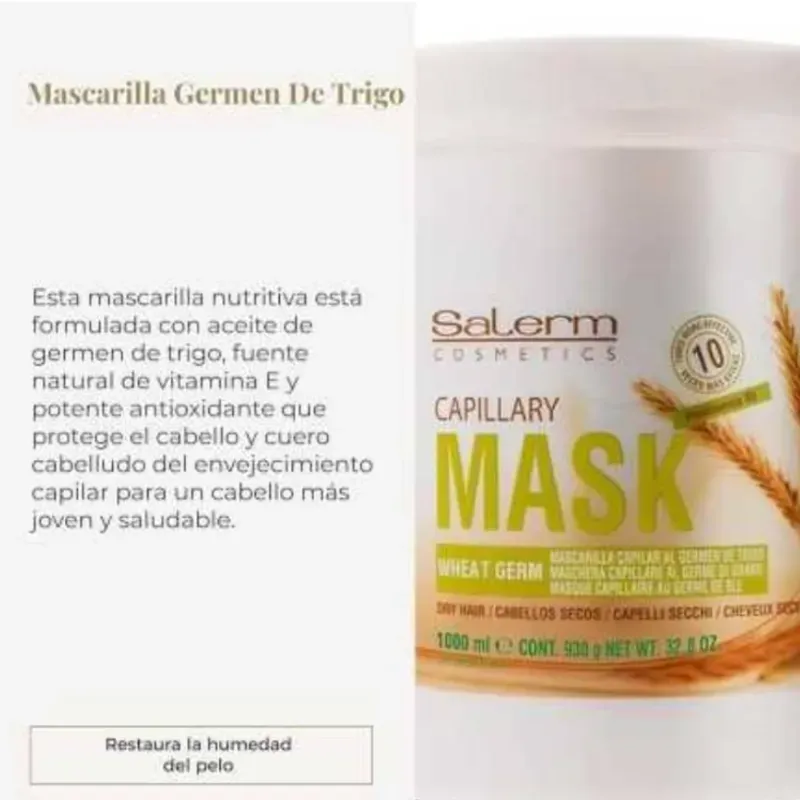 Mascarillas salerm de Germen de trigo 1000ml