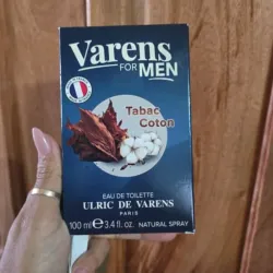 Perfume ulric de Varens tabaco y algodón de hombres 