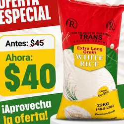 Saco de arroz 48lb