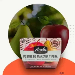 Postre de manzana y pera