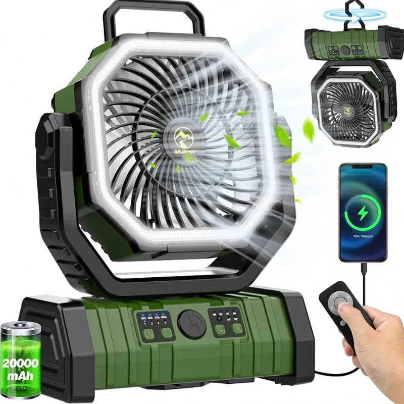 Ventilador recargable