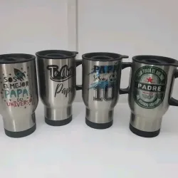 Jarras Térmicas( plateadas y blancas)