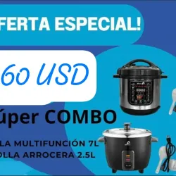 *💥Súper Combo💥* *‼️Olla multifunción 7L y Olla arrocera 2.5 