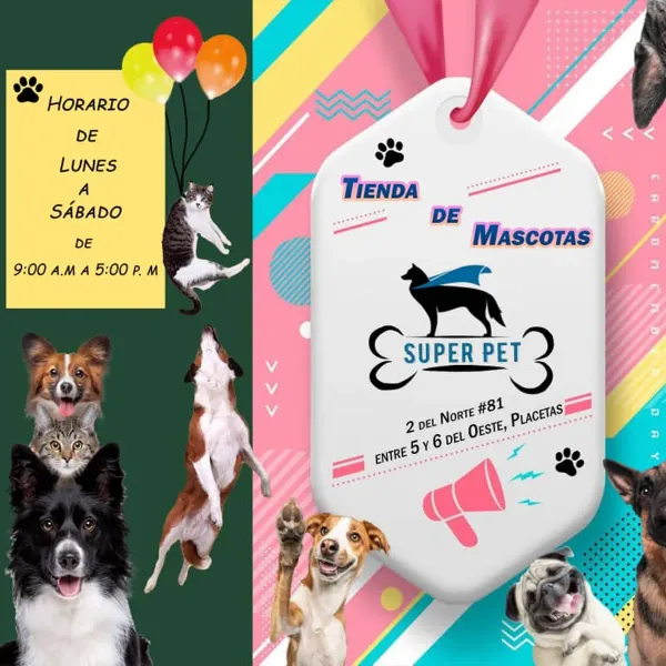 Vendemos gran variedad de artículos y productos para mascotas. Brindamos atención en cuanto a cuidados y salud de sus mascotas. Realizamos servicios de estetica canina y facilitamos la adopción responsable.
💥PARA HACER UN PEDIDO POR EL CATÁLOGO haga lo siguiente:👇👇👇
1. Seleccione un artículo o producto. 
2. Si desea más del mismo producto toque el signo de ➕️en el lado derecho del producto.
3. Seleccione VER PEDIDO en el botón que aparece en la parte de abajo.
4. Seleccione la forma en que necesita adquirir su producto (domicilio o recogida en tienda).
5. Toque el botón ORDENAR que aparece en la parte de abajo y agregue todos los datos requeridos para una posible entrega o recogida. Si usted fuera de otro municipio o pueblo le recomendamos llamar antes de venir a nuestra tienda.
6. Seleccione ENVIAR ORDEN y LISTO. 

✅️ASÍ DE FÁCIL USTED PODRÁ ADQUIRIR LOS PRODUCTOS QUE NECESITA PARA SU MASCOTA
 Radicamos en Placetas pero extendemos nuestros servicios en la ciudad de Remedios. Visítenos, será un placer atenderles.
