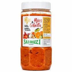 Ajo, Cebolla y Ajies molidos en aceite 500gr