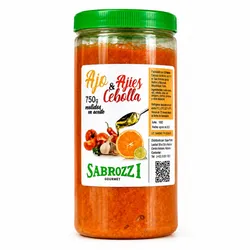 Ajo, Cebolla y Ajies molidos en aceite 750gr