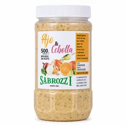 Ajo y Cebolla Molidos en Aceite 500gr