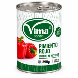 Pimiento Entero Rojo Vima 390gr