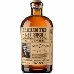 Whiskey Prohibited Ley Seca 3 años 