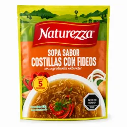 Sopa de Costilla con fideos "Naturezza"