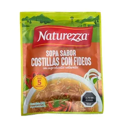 Sopa de costilla con fideos "Naturezza"