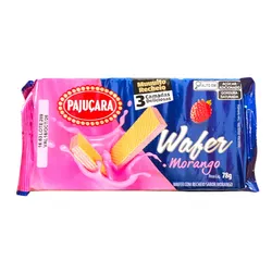 Wafer de Fresa "Pajucara" 78gr
